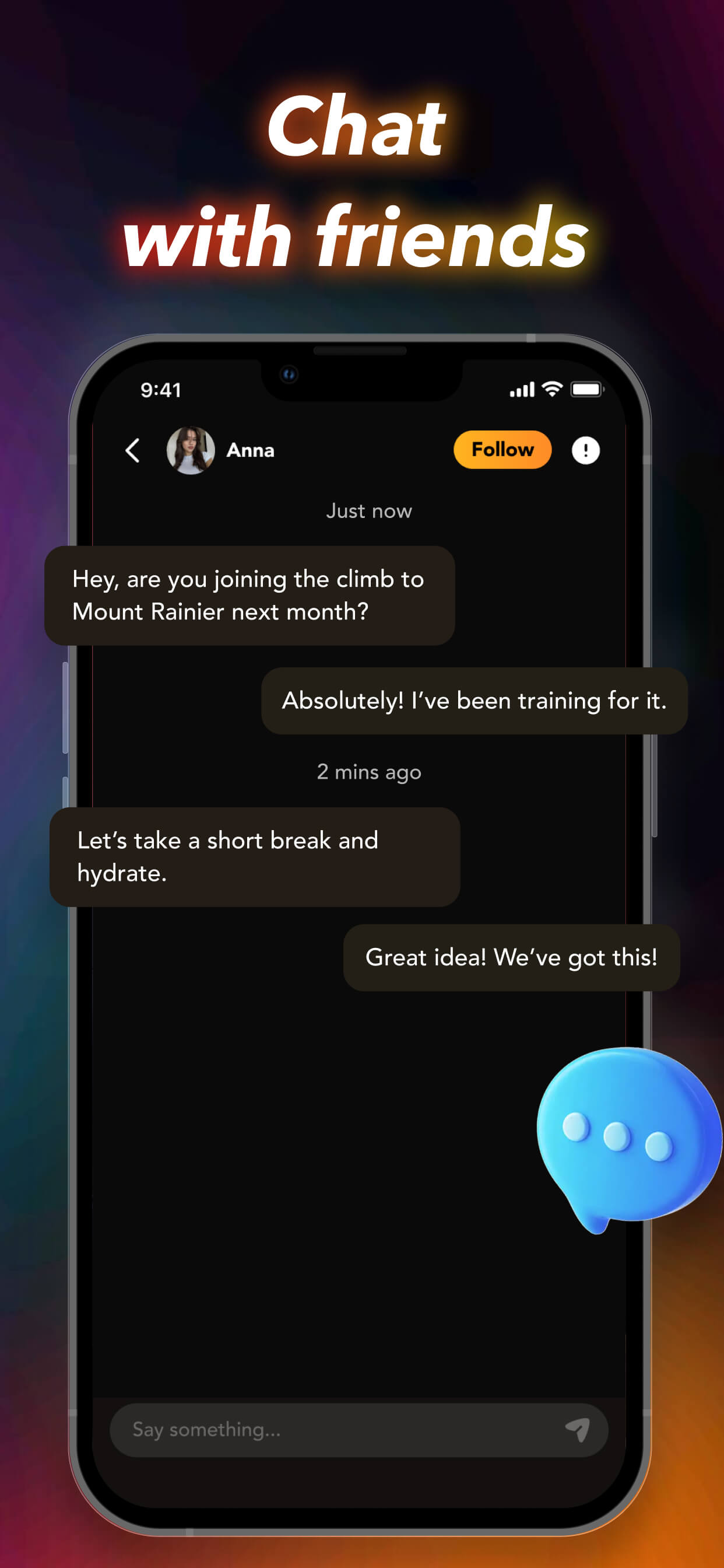 App video call screen